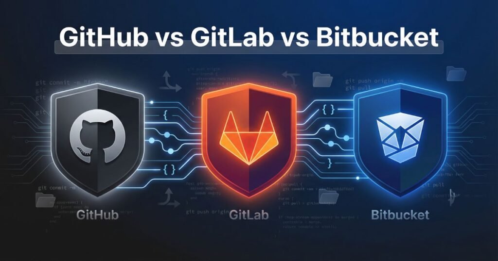 GitHub vs GitLab vs Bitbucket – Complete Comparison Guide