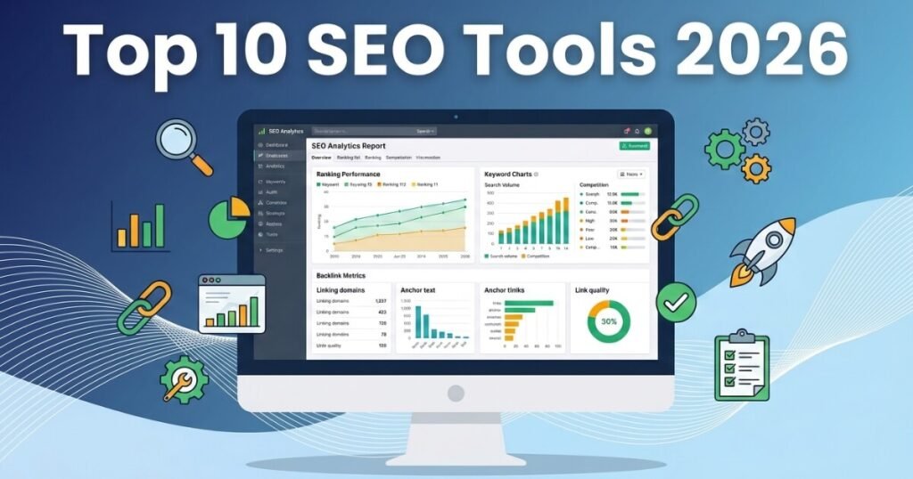 Top 10 SEO Tools in 2026 – Best Tools for Rankings