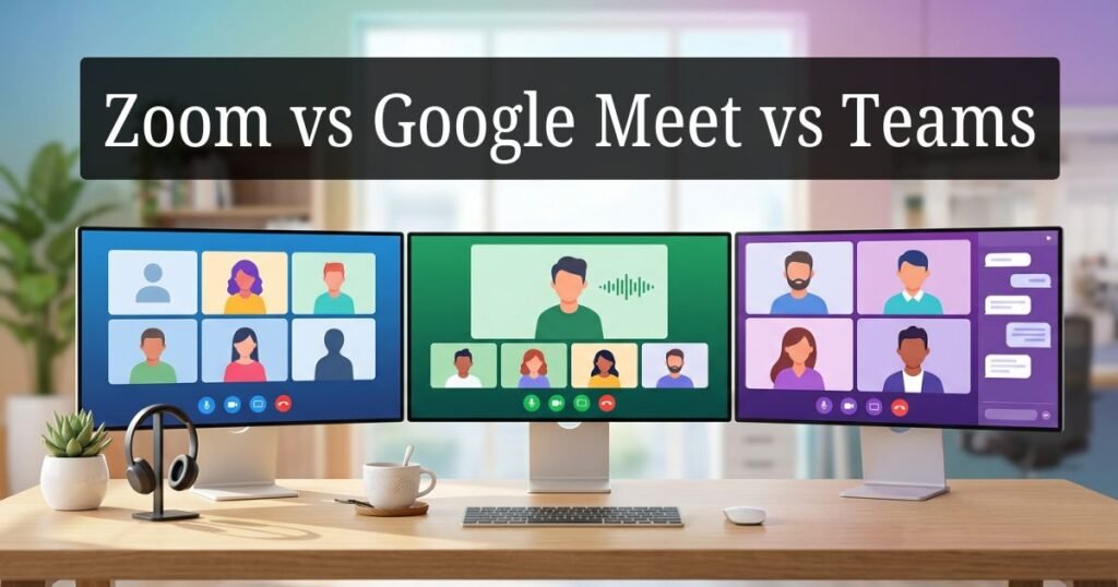 Zoom vs Google Meet vs Teams – Guide 2026