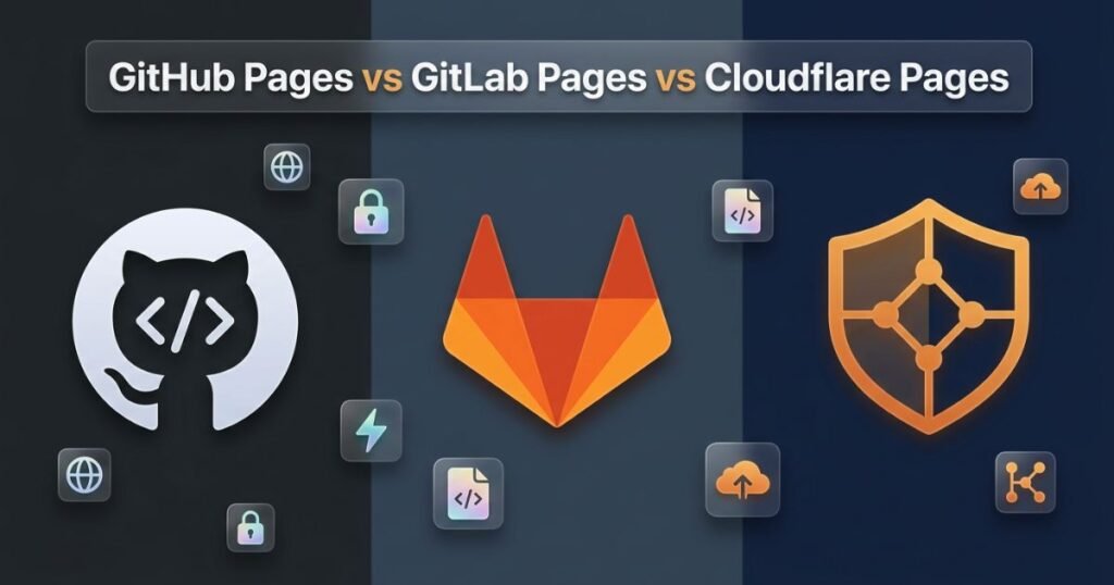 GitHub Pages vs GitLab Pages vs Cloudflare Pages 2026