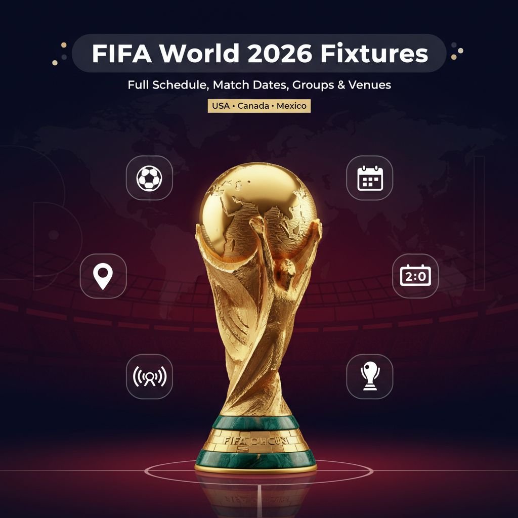 FIFA World Cup 2026 Fixtures: Full Schedule & Venues