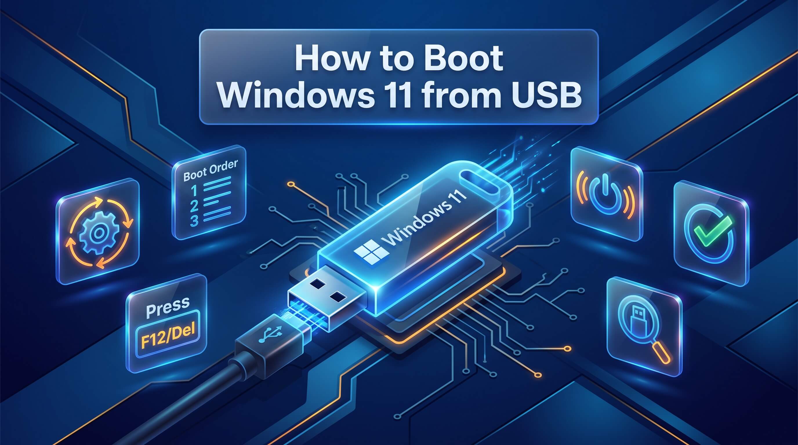 How to Boot Windows 11 from USB?