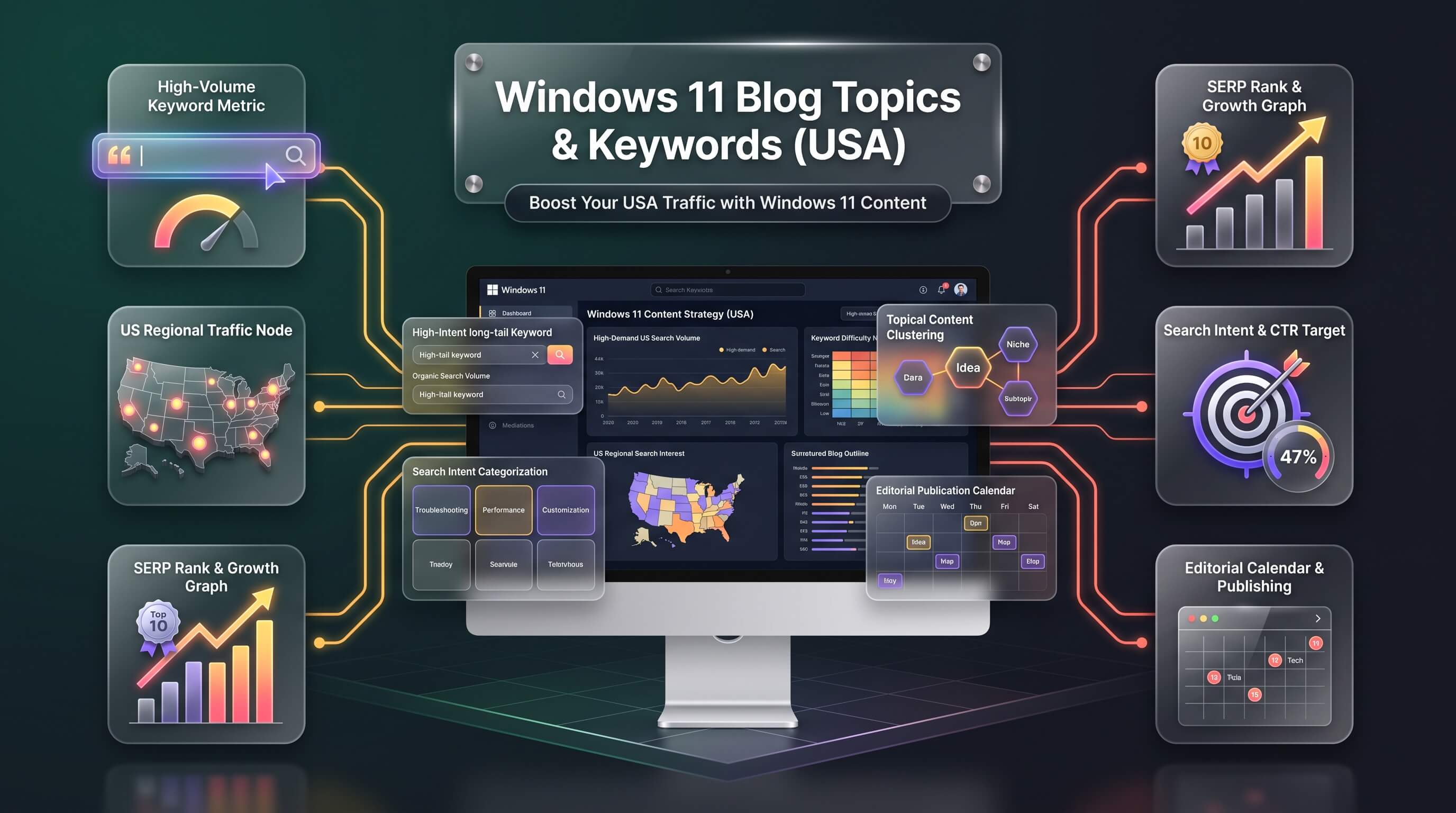 Windows 11 Blog Topics: 46 SEO Keyword Ideas & Volume (USA)