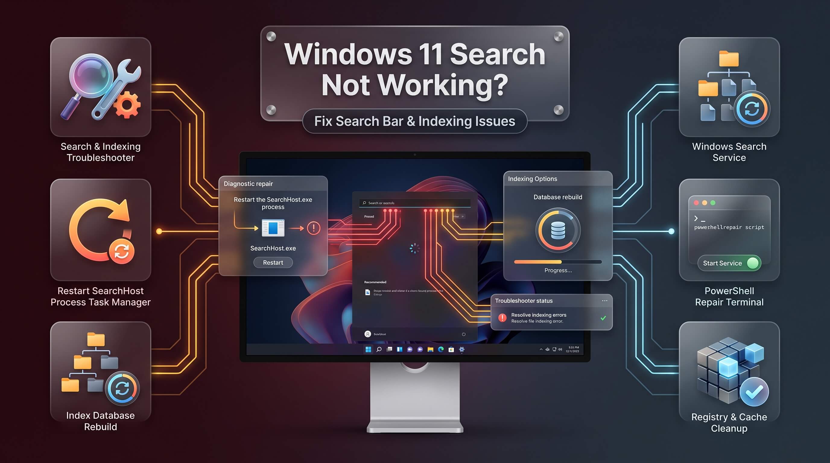 Windows 11 Search Not Working? Fix Bar & Index Issues