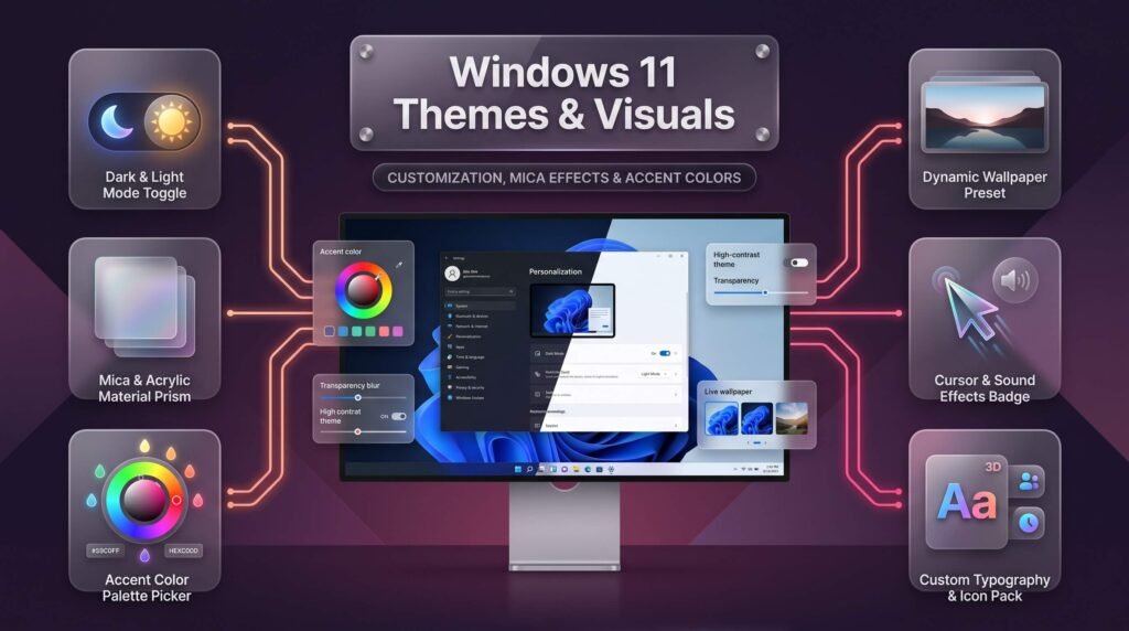 Windows 11 Themes & Visuals: Customize Your Desktop Guide